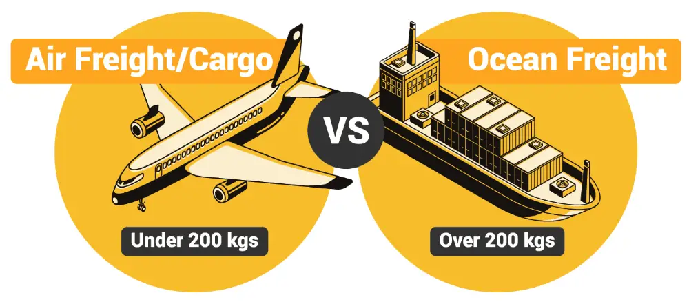 Air Freight vs Sea Freight The Main  Differences