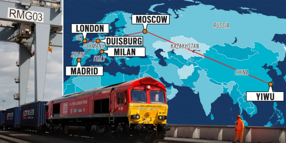 How to ship by railway from China to Europe